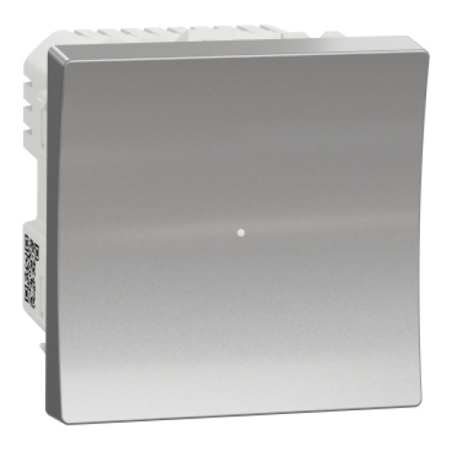 Nova Unica - Interruptor Wiser - 10 A - Alumínio