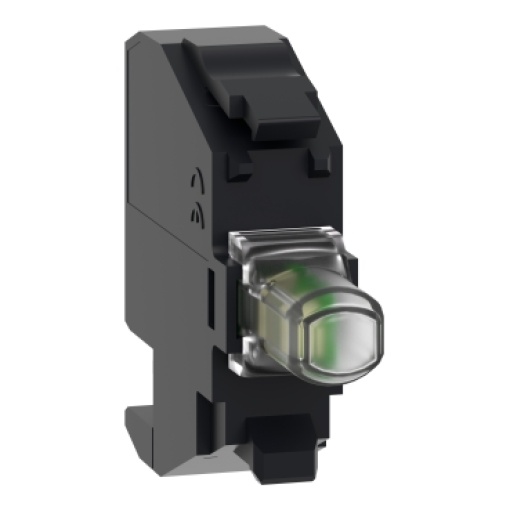 Bloco luminoso, Harmony XB4, Harmony XB5, branco, para cabeça 22mm, LED universal, conector de encaixe, 230...240V
