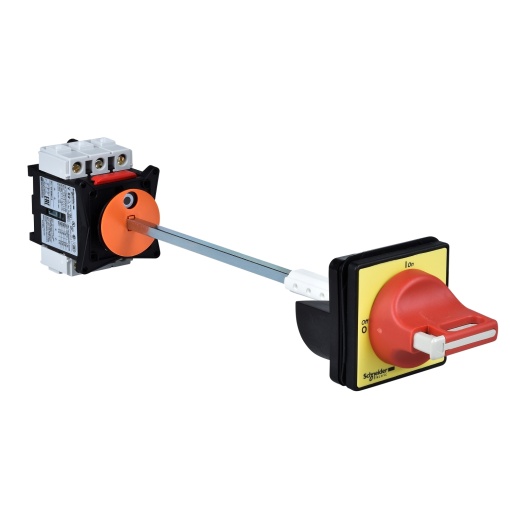 TeSys Vario - emergency stop switch disconnector - 12 A - back of enclosure