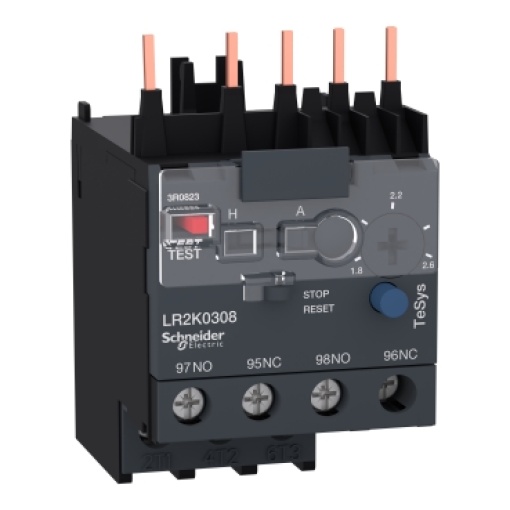 Relé térmico - TeSys LR2K  3P 1,8...2,6A - classe 10A