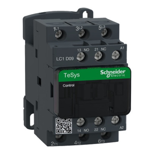 Contactor TeSys D - 3P3 NA - AC-3 -  440 V 9 A - 24 V CA bobina