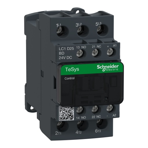 Contactor Tesys D - 3P3 NA - AC-3 -  440 V 25 A - 24 V CC bobina