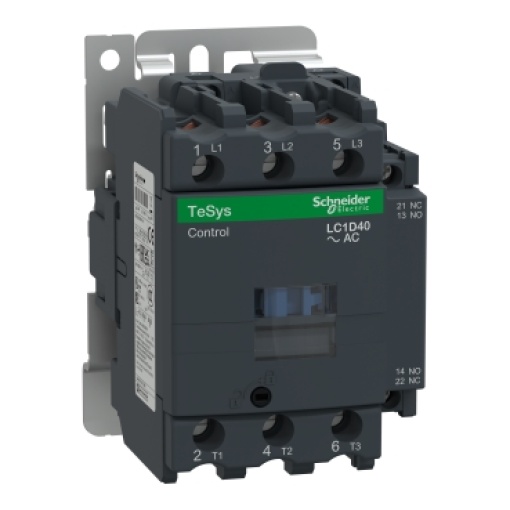 contactor TeSys LC1-D - 3 poles - AC-3 440V 40 A - coil 230 V AC 5060Hz