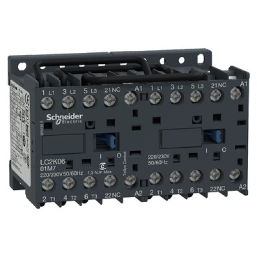 Inversor Tesys K - 3P3 NA - AC-3 -  440 V 6 A - 24 V bobina CA