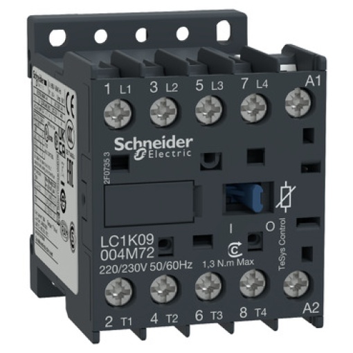 Contactor TeSys K - 4P4 NA - AC-1 -  440 V 20 A - 220...230 V bobina CA