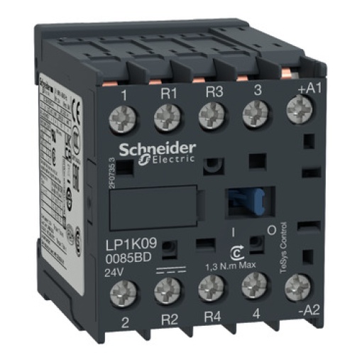 Contactor TeSys K - 4P2 NA  2 NF - AC-1 -  440 V 20 A - 24 V bobina CC