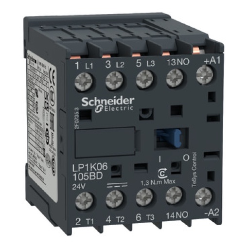 Contactor TeSys K - 3P3 NA - AC-3 -  440 V 9 A - 24 V bobina CC
