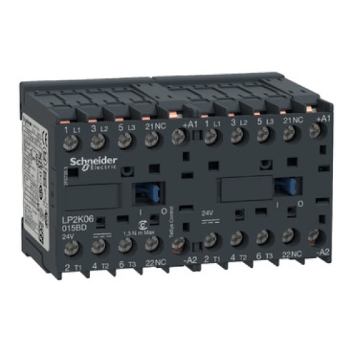 Inversor Tesys K - 3P3 NA - AC-3 -  440 V 6 A - 24 V bobina CC