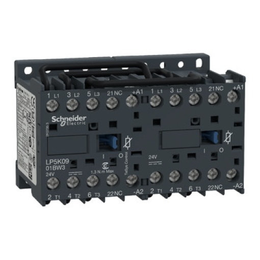 Inversor Tesys K - 3P3 NA - AC-3 -  440 V 9 A - 24 V bobina CC