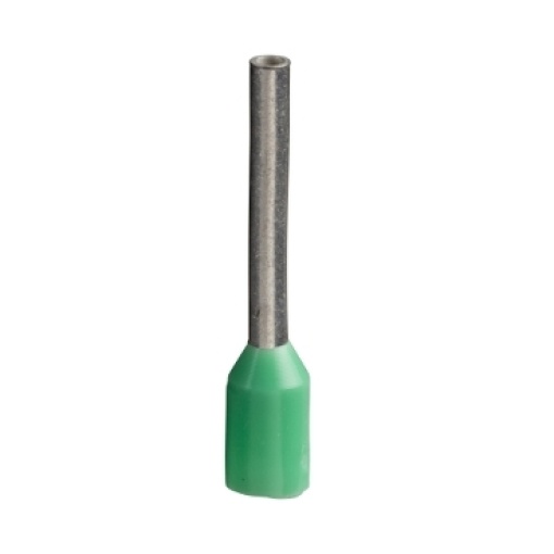 ponteira simples  tamanho médio  6 mm2 - verde