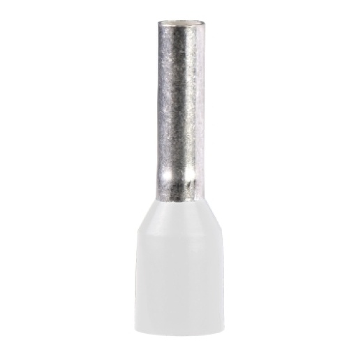extremidade de cabo isolada  tamanho médio  0,5 mm² - branco