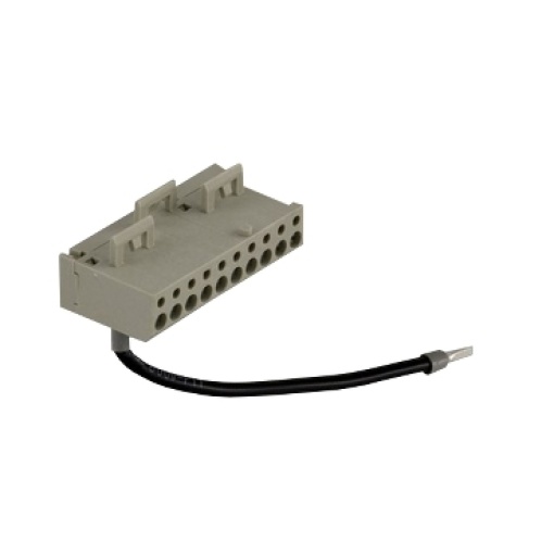 Acessório de conector de base - bloco de terminais de encaixe - 10 terminais de parafuso