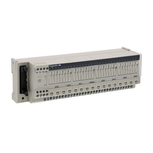 Base passiva ABE7 - 16 entradas - fusíveis - Led - isolador