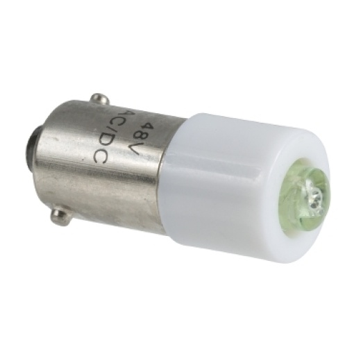 Lâmpada led vermelha para sinalização - ba 9s - 48 v ca cc