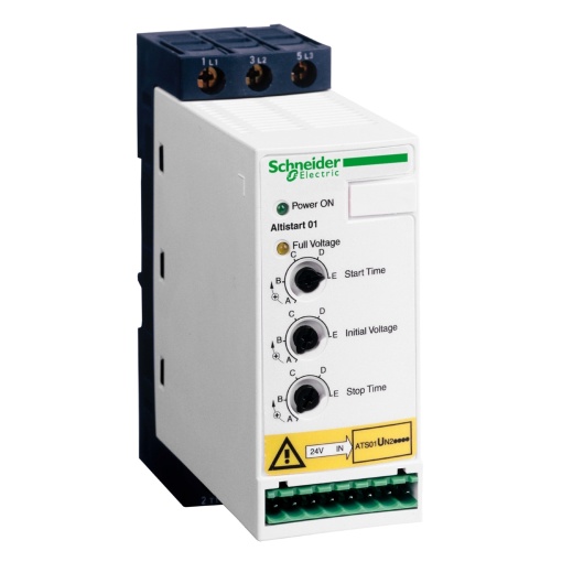 Arrancador suave para motores assíncronos - ATS01 - 12A - 380..415V  5,5 kW