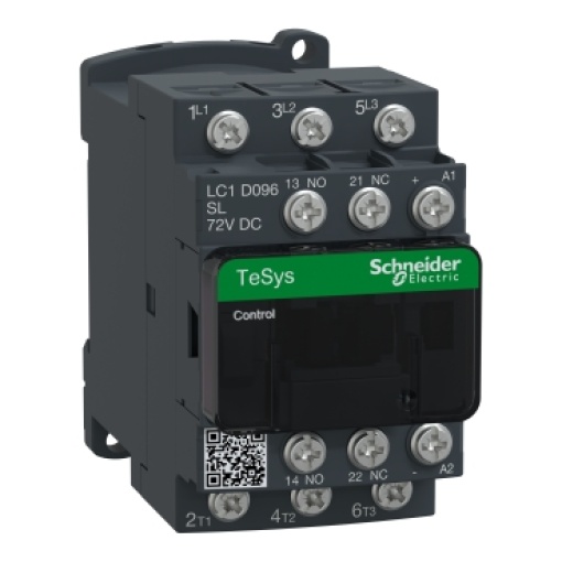 Contactor Tesys D - 3P3 NA - AC-3 -  440 V 9 A - 72 V CC bobina