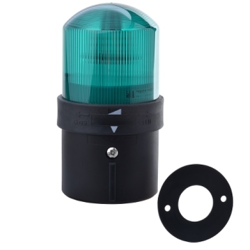 Beacon  luminosous  xvb verde pisce o - construído led - 24 v ac dc - ip 65