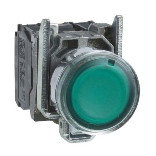 Button  luminosous na  nc verde