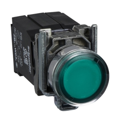 botão   luminosous trafo 120v "na  nc" ve