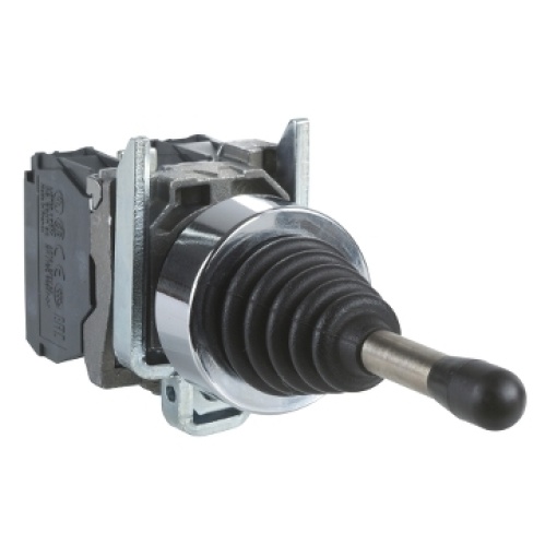 Controlador joystick 2 direcções - ø 22 - 3 posições, mola