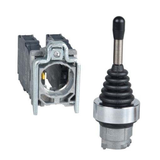Controlador joystick 4 direcções - ø 22 - 5 posições, mola