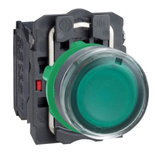 botão   luminosous trafo 230v na  nc verde