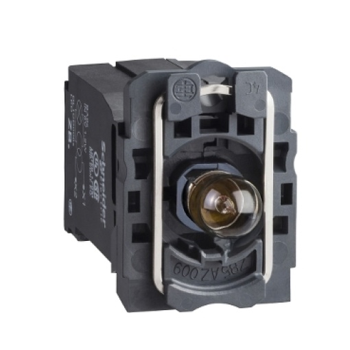 Corpo para luz piloto - zb5 - lâmpada ba 9s transparente - 440..480 v