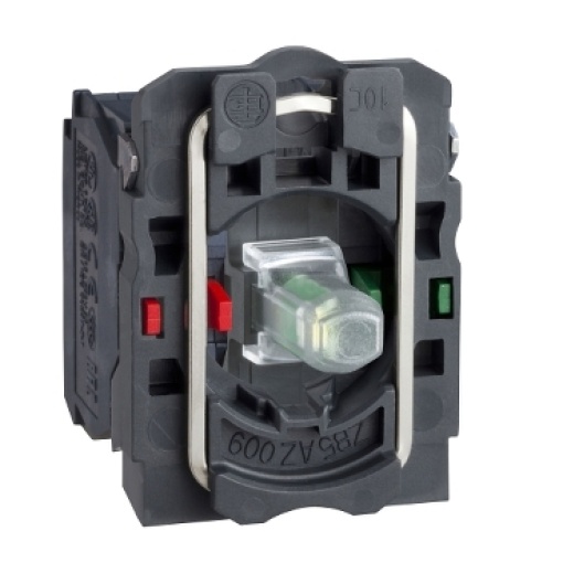 Corpo botão  contacto i luminosous  - ø 22 - led vermelho incorporado - 1 na  1 nf