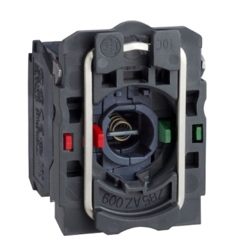 Corpo botão  contacto i luminosous  - ø 22 - ba 9s base - 1 na  1 nf