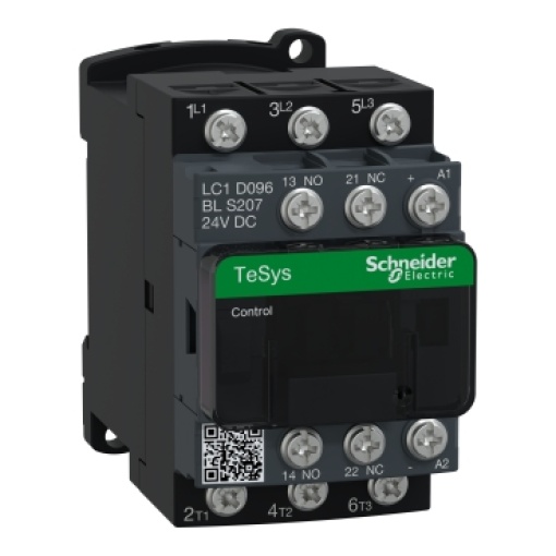 TeSys D contactor S207 - 3P 3NO AC-3 9A 440V - coil 24V DC low