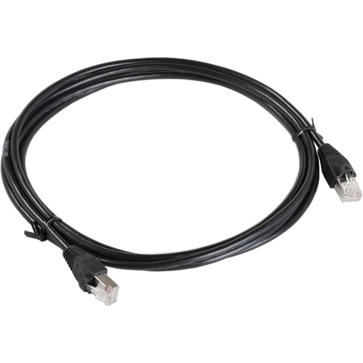 Cabo ligação serie Modbus para terminais XBT - L  2.5 m - 2 fichas RJ45 macho