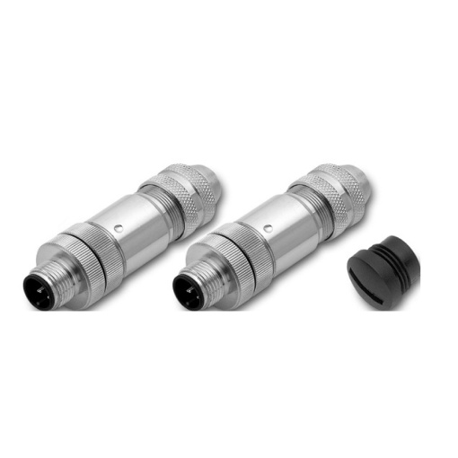 Kit montagem cabos para EtherCAT cables-2 conectores machoM12 4 pincap M12