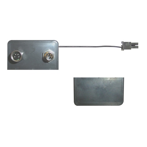 Tampa - 1 fêmeamacho M8, 4 pins- para 2 sinais de torque seguro fora da função de segurança