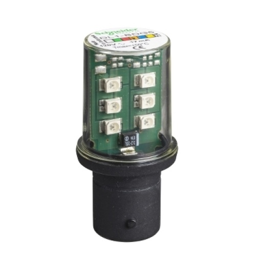 Led ampola laranja fixo - ba 15d - 120 v