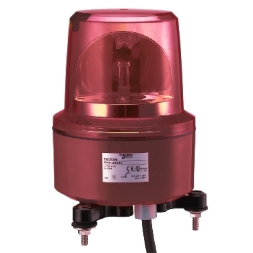 130mm baliza giratoria  vermelha 120vac ip67