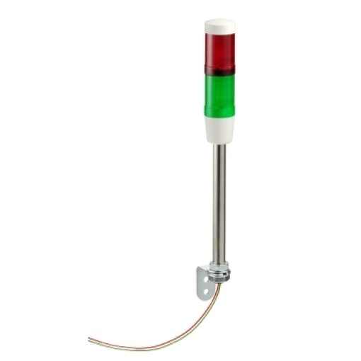 Banco indicador com  buzzer  2 unidades iluminadas ø 45 mm - 230 v ac