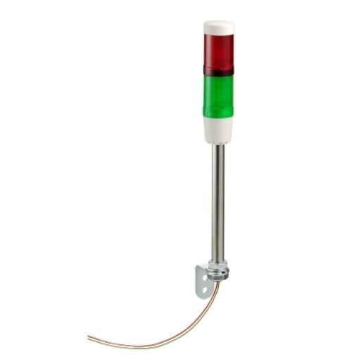 Banco indicador com  buzzer  2 unidades iluminadas ø 45 mm - 230 v ac