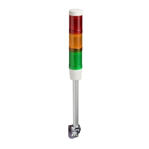 Banco indicador com  buzzer  3 unidades iluminadas ø 45 mm - 230 v ac