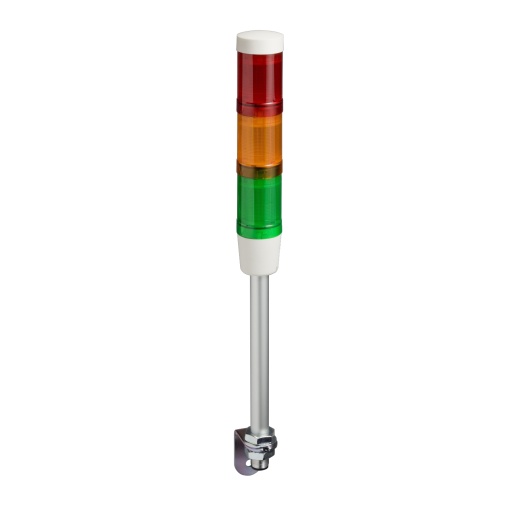 Banco indicador com  buzzer  3 unidades iluminadas ø 45 mm - 230 v ac