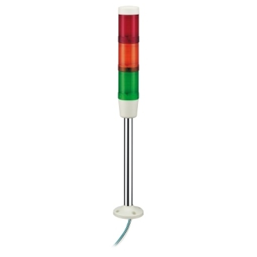 Banco indicador com  buzzer  3 unidades iluminadas - ø 45 mm - 24 v acdc