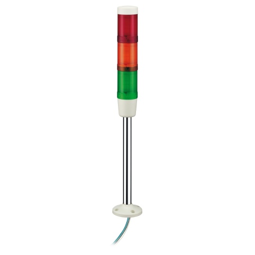 Banco indicador com  buzzer  3 unidades iluminadas - ø 45 mm - 24 v acdc