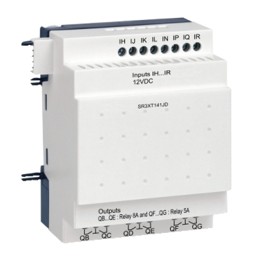 Módulo de extensão de es discreta - 14 es - 12 v dc - para zelio logic