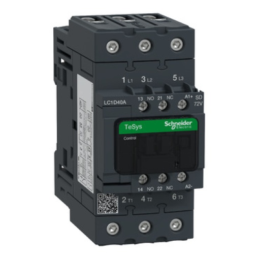 Contactor Tesys D - 3P3 NA - AC-3 -  440 V 40 A - 72 V CC bobina standard