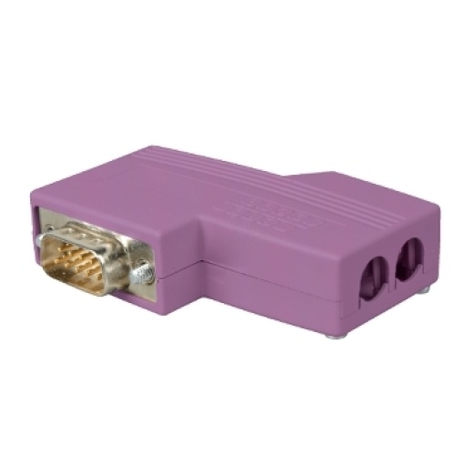 Conector Profibus DP com terminador - para adaptador de comunicação