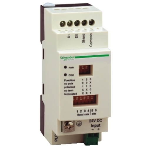 Caixa de isolmento modbus bornes RJ45