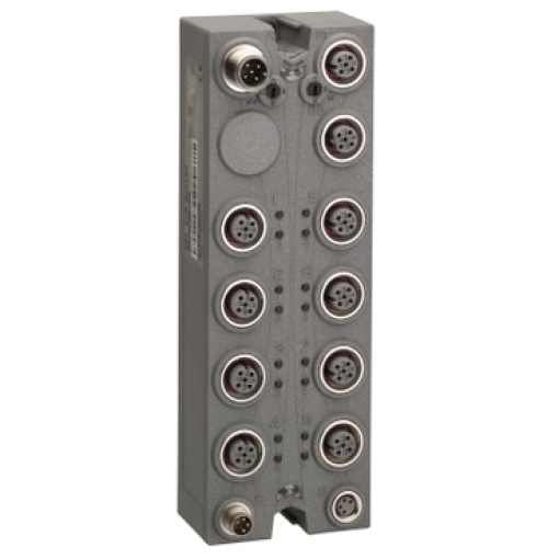 CANopen interface IO block, Modicon TM7, IP67, 16 M12