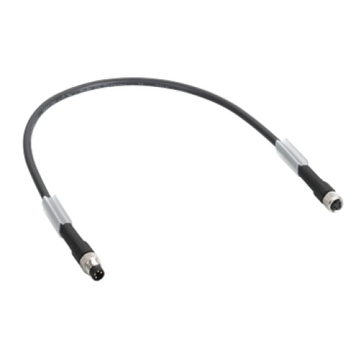 margarida cabo de alimentação de cadeia - linear - 2 x M8 macho-fêmea - 2m