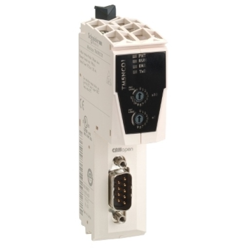 CANopen communication module, Modicon TM5, Composition of IOTM5NCO1term blockTM5ACTB12PSbaseTM5ACBN1powerTM5SPS3