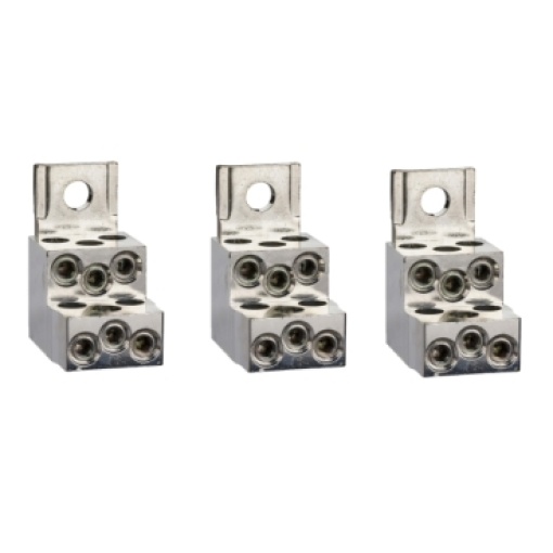 3 bornes para 6 cabos 1.5-35mm2  separador de fases NSX100250 INVINS