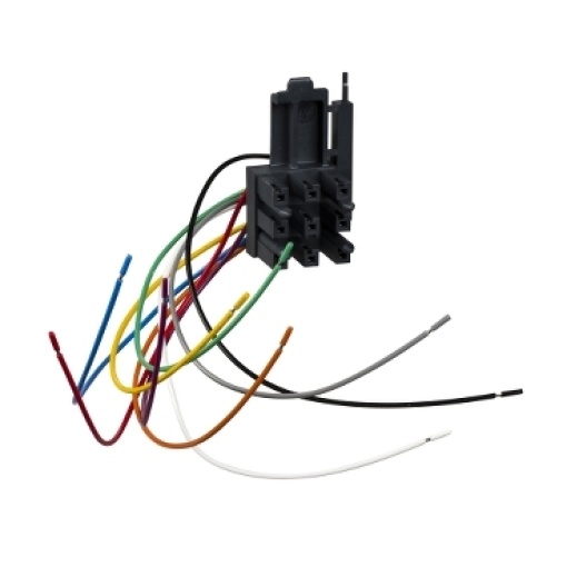 1 bloco móvel 9 fios para disjuntor NSX100-630